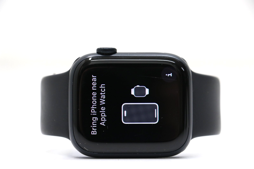 Apple Watch Series 7 A2477 45mm Midnight w/ Black Band *Read* - Picture 2 of 10