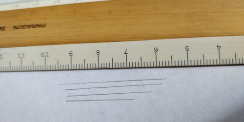 Keuffel & Esser KE 56 3276 METRIC Paragon Drafting Scale 30cm .01 Drafting Ruler - Picture 5 of 15