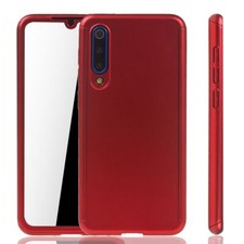 Phone Case Protection For Xiaomi Mi 9 SE Full Cover Screen Protector Bumper Red