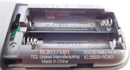 TCL 85S450G TV Remote (21001-000099) (RC813 FMB1) - Used - Picture 4 of 5