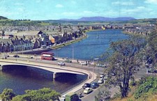 Postcard Inverness Castle Inverness Museum And Art Gallery Water Sky Car AA10216
