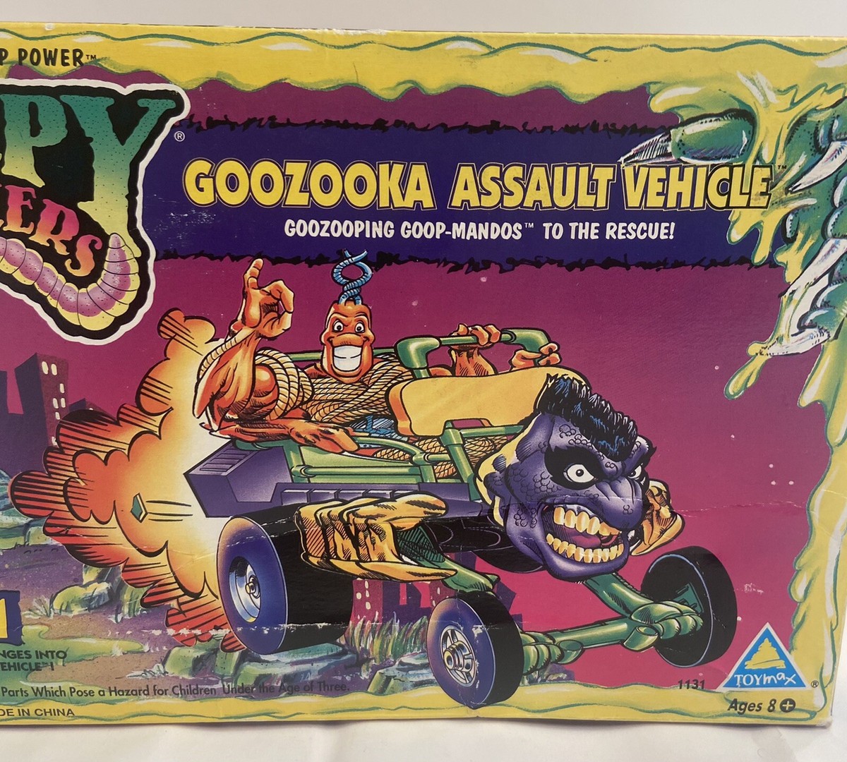Creepy Crawlers Goozooka Assault Vehicle 2 Vehicles in 1