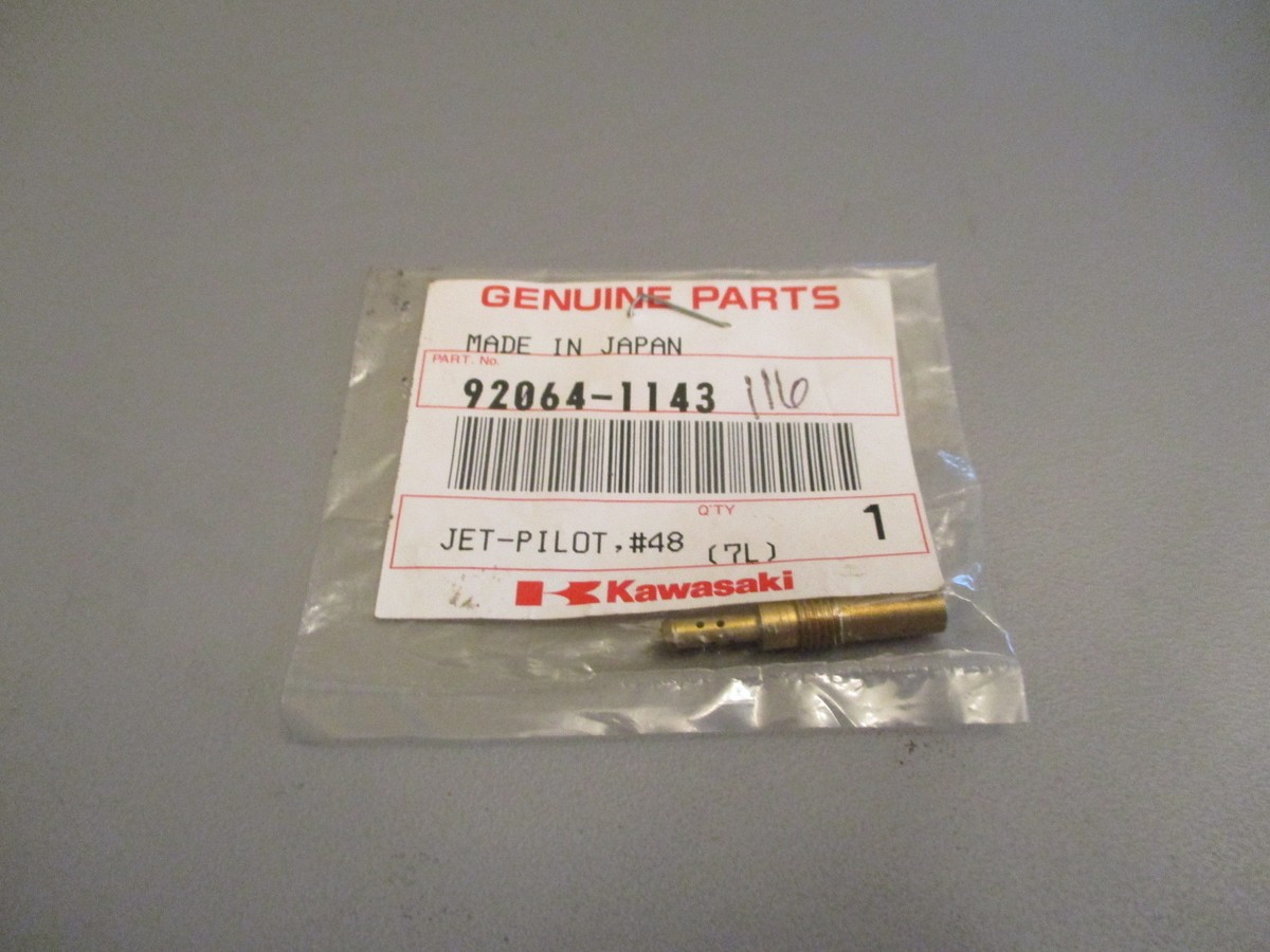 NOS Kawasaki OEM Pilot Jet #48 1988-2000 KX125 KX250 1989-1990