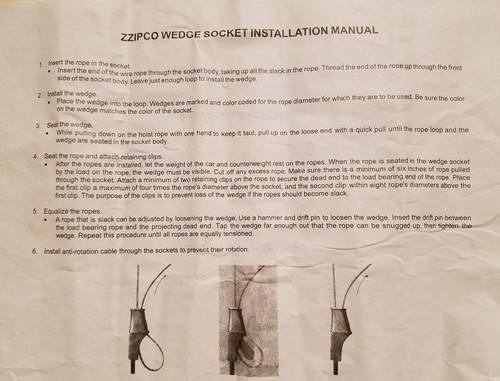 ZZIPCO Wedge Socket ZZWNS-10-12"---3/8"--16-08-CASE LOT OF 10 - Picture 5 of 6