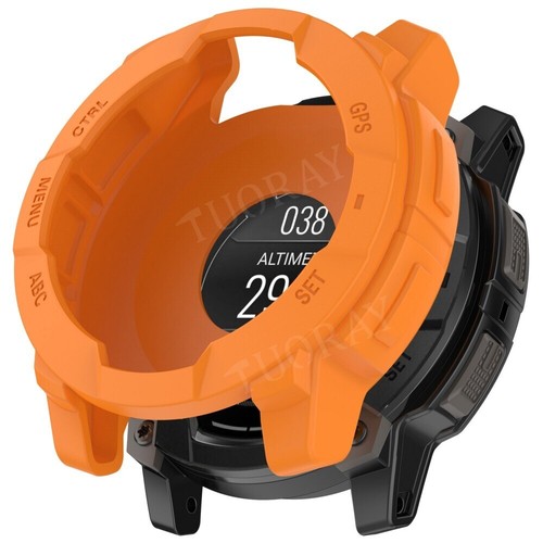 Etui na Garmin Instinct 3 45/50MM Odporne na wstrząsy Wytrzymałe TPU Ochrona Bumper Cover - Zdjęcie 25 z 60