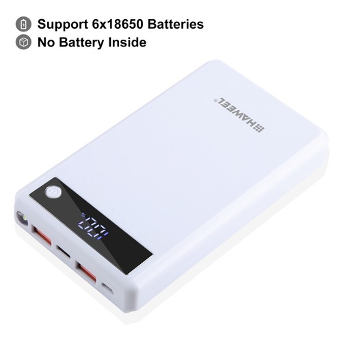 4/6*18650 3.7V Rechargeable Li-ion Cell Flat Top / Battery Holder Power Bank DIY - Picture 22 of 31