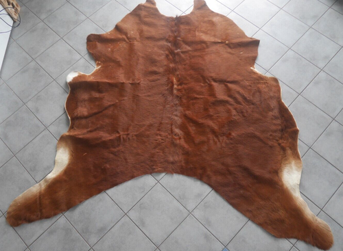 Beautiful Large Cowskin Cow Skin IKEA Koldby! Glossy Braun 220x220