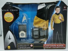 Rubies Star Trek Captain Kirk Action Set Kostüm ca. 4-6 Jahre Neu