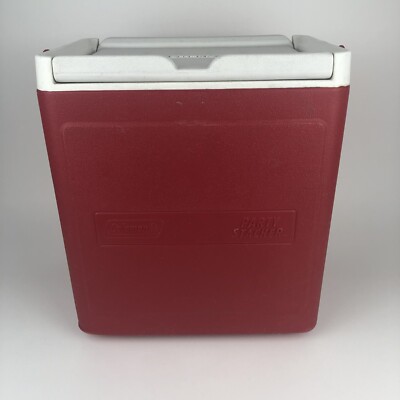 「Coleman PhadX-3」USED Antique Coleman Cooler VTG Upright Fridge 3-Way Faux Wood 26