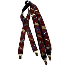 Pelican USA Suspenders with Race Car Print
