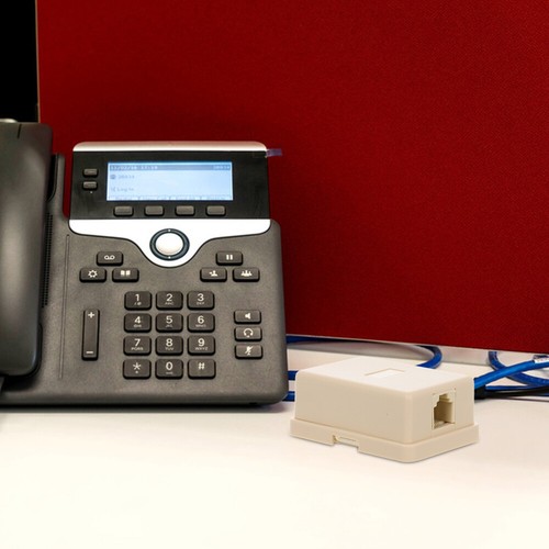 Podwójne gniazdo telefoniczne Skrzynka rozdzielcza do kabla telefonicznego Rozdzielacz kabli telefonicznych - Zdjęcie 7 z 12