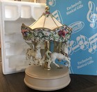 The San Francisco Music Box Company 4 Horse Carousel Somewhere Out There 1994