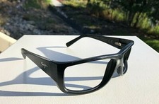 Maui Jim Wassup Sunglasses MJ 123-02W Black Woodgrain Frames 60.5-17-120