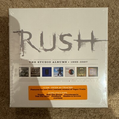 RUSH : The Studio Albums 1989-2007 | 7-CD BOX SET 2013 | SEALED