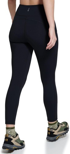 NWT! BASS OUTDOOR Women's Sz L Catamount Side Pockets 7/8 Length Leggings Black - Picture 4 of 11