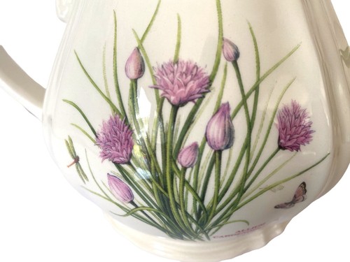 Kaldun and Bogle Joyce Vaugh Garden Collection Basil Chives Teapot Vintage - Picture 6 of 11