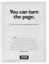 Allstate "You're In Good Hands" Safe Home America 1998 Vintage Advertisement