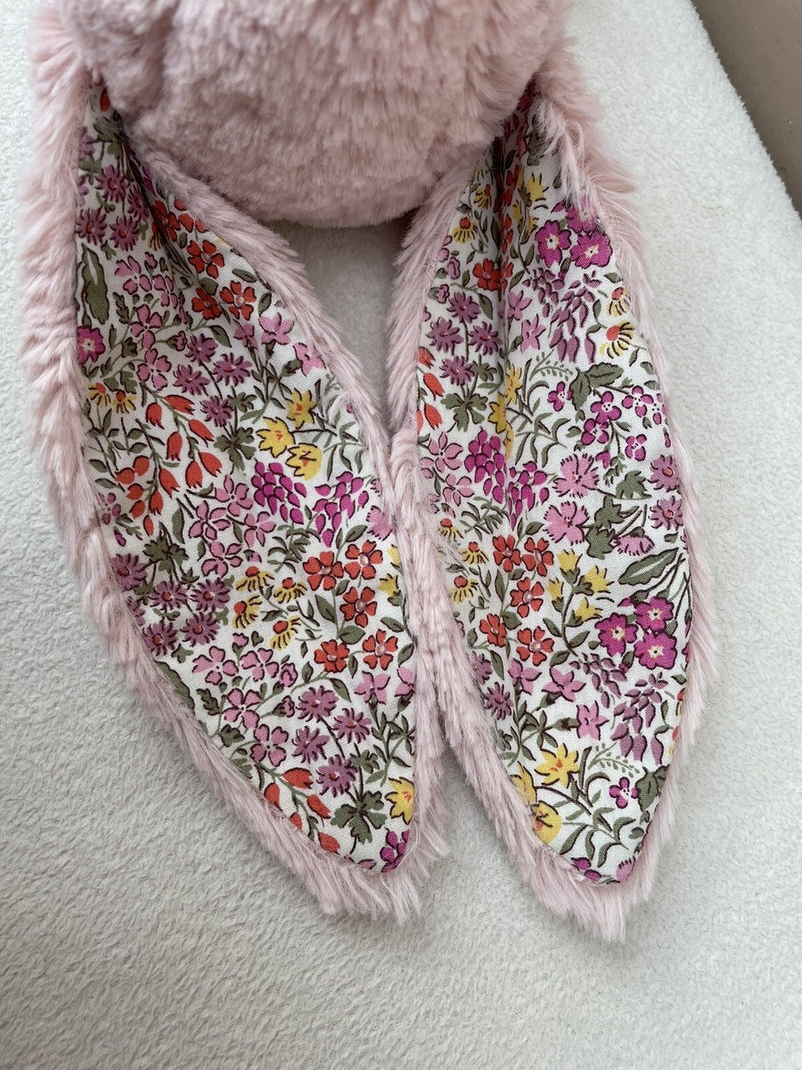 Jellycat Medium Afternoon Tea Pink Flower Bashful Bunny Soft