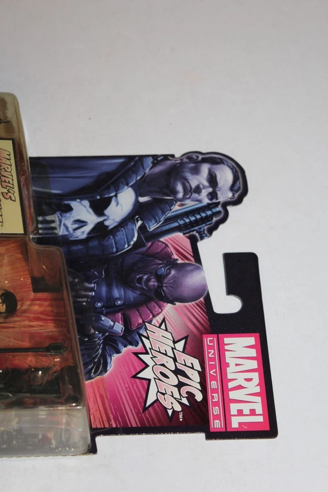 Marvel Legends Punisher White Skull Marvels Knights Epic Heroes MOC MISP HTF - Image 4 of 4