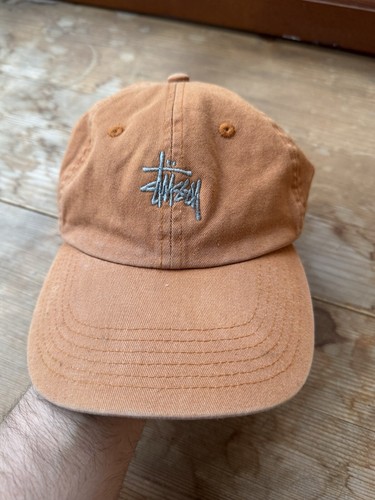00s Vintage Stussy Orange Hat Streetwear Cap