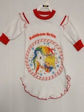 Rainbow Brite Girl  s Vintage Night Gown Logo 1983 Hallmark