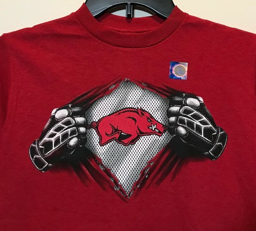 New Youth T-Shirt College Football Superman Tee Shirt Boy's Kids Sizes -Choose 1 - Picture 5 of 65