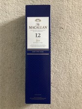 The Macallan 12Year Old Double Cask Empty Whisky Bottle and Box.