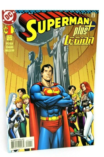 Superman + Legion of Super-Heroes #1 Bob McLeod 1997 DC Comics F-