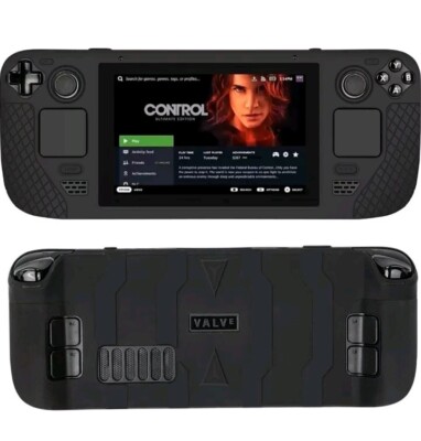 OwlTree Soft Silicone Protective Case for Valve Steam Deck Black JYS 