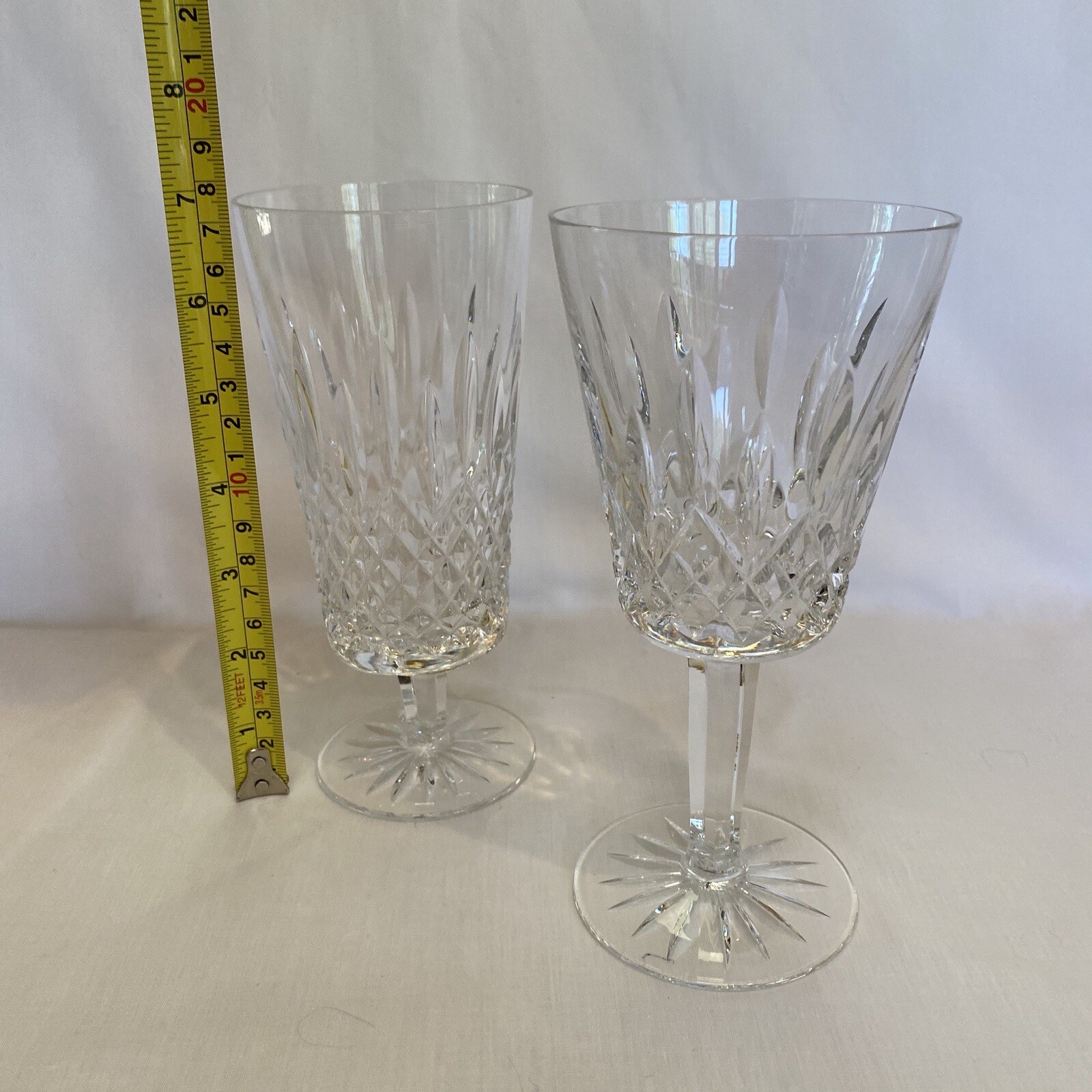 Waterford Lismore Crystal Wine And Iced Beverage Glasses (12) eBay