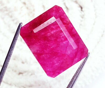 23.65 CT Natürlich Roter Beryll (Bixbite) Zertifiziert Lose Edelstein Mit Zugabe