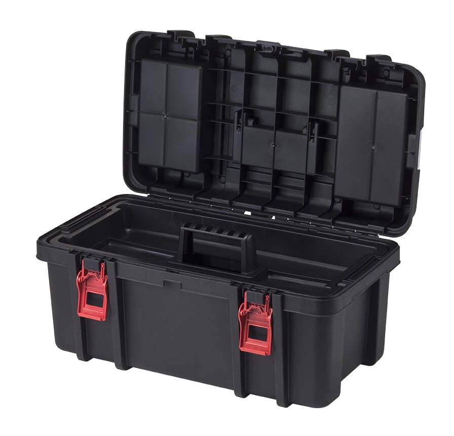 Hyper Tough 22-inch Toolbox, Plastic Tool and Hardware