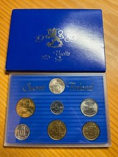 Magnifique coffret pièces de monnaie FINLAND de 1989 neuf dans l'emballage