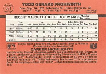 1990 Donruss Baseball ⚾️ - Cards #501-716 - QTY - YOU CHOOSE - FREE SHIP - Picture 260 of 428