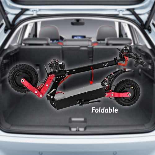 Electric Scooter 4000W Portable 80KM/H Off Road e-Bike Foldable Adult Portable - Picture 24 of 36