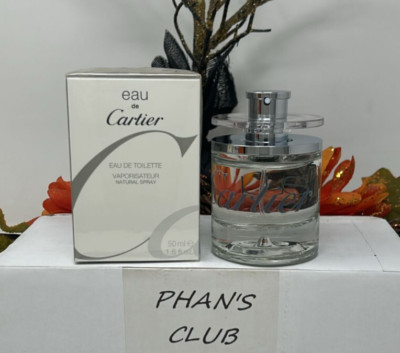 Vintage Eau de Cartier 1.6oz Eau de Toilette Citrus Aromatic Perfume for Unisex