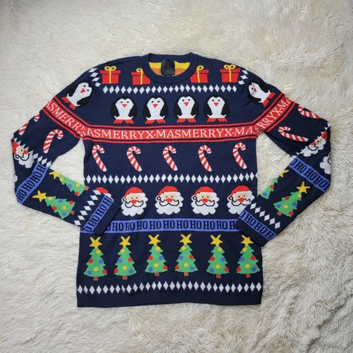 H\u0026M Mens Size S Santa Claus HO HO HO 