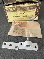 5) Pairs (10 In Total) Union 7126 Wooden Window Locks New No Hex Keys