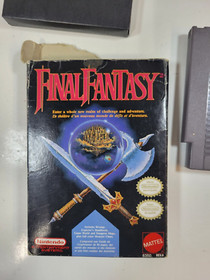 Final Fantasy Nintendo NES Authentic. Game, Map and box