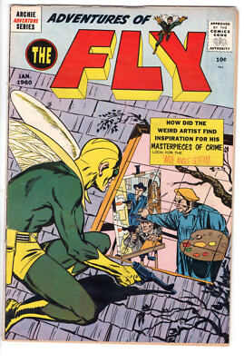 ADVENTURES OF THE FLY #4 (1960) - GRADE 6.5 - 1ST PUBLISHED NEAL ADAMS ARTWORK