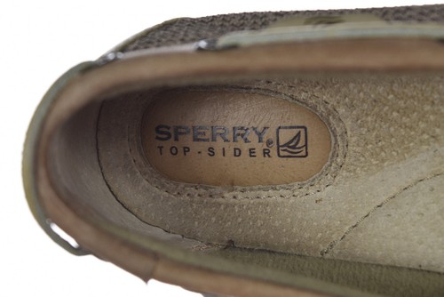 Sperry Top Sider Womens Shoes Size 7M Beige Solid Boat Flats Leather Casual - Picture 6 of 6