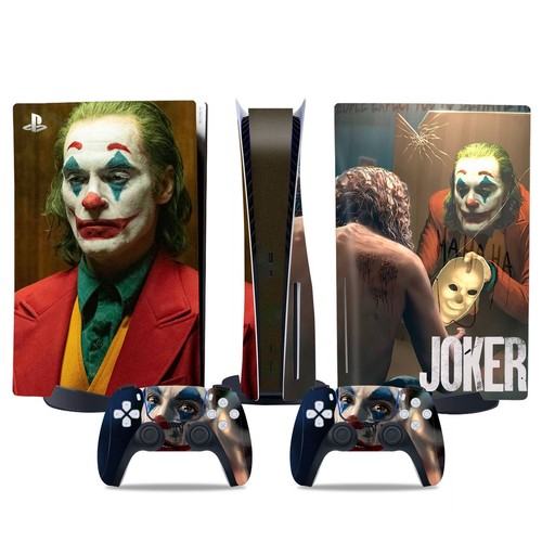 For Playstation 5 Slim Skin Sticker PS5 Slim Disk Vinyl Wrap Decal Joker Bat - Bild 40 von 58