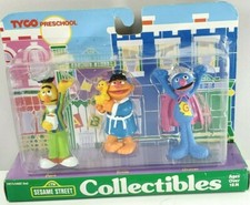 SESAME STREET COLLECTIBLES Tyco Preschool BERT  ERNIE  GROVER VTG 