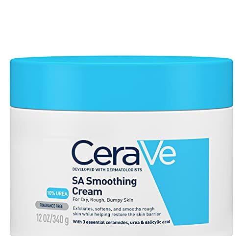 CeraVe SA Smoothing Cream for Rough and Bumpy Skin 340g with Salicylic Acid and