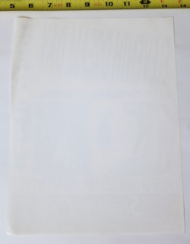 PUNK NEW WAVE FLYER ELEVETH DREAM DAY HOUSE OF LARGE SIZES UTAH INDIE POSTER 45 - Picture 6 of 10