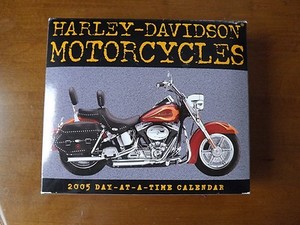 2005 Harley Davidson Day At A Time Desk Calendar In Box Ebay