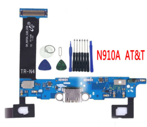 OEM Charging Charger Port MIC Flex Cable For Samsung Galaxy Note 4 N910 For All - Photo 3 sur 10