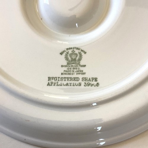 VTG 60-70 World Finest Ironstone Ware Kincrest Sushi Serving Plate Platter Japan - Picture 10 of 11