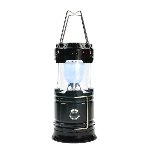 Linterna LED Solar Portátil USB Recargable Tienda de Campamento Luz Linterna Lámpara - Imagen 2 de 15