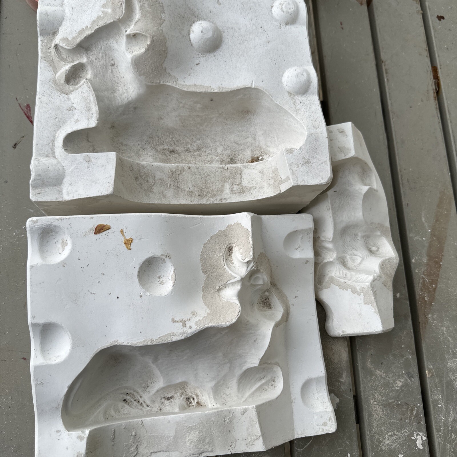 1983 Alberta's Ceramic Slip Casting Mold A358W Animal Falak Tayyeb Platinum Government